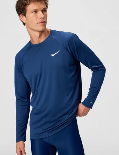 Vista 5 de Nike Essential Long Sleeve Hydroguard Swim Shirt UPF40+ Rash Guard