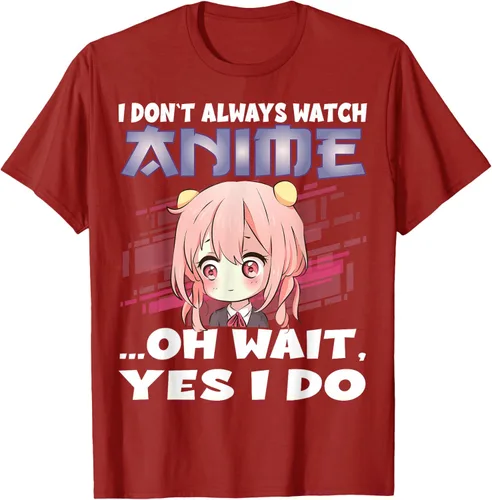 Vista 59 de Ver camiseta japonesa de anime con estampado de anime Girl, Negro, S