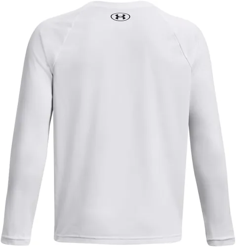 Vista 2 de Under Armour Camiseta de manga larga con logotipo grande Tech para niño