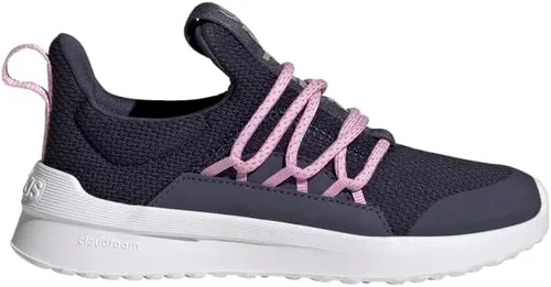 Vista 2 de adidas Tenis Lite Racer Adapt 5.0 sin cordones para niños