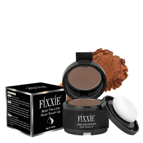 Vista 16 de Polvo de línea capilar para retoque de raíz negra, corrector de pérdida de cabello instantánea para cabello delgado, resistente al viento y al