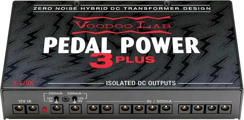 Vista 2 de Voodoo Lab PedalPower 3 PLUS - Fuente de alimentación aislada de 12 salidas (PP3P) de alta corriente y cable CC de alimentación Voodoo Lab Pedal 8