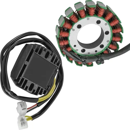 Vista 6 de Caltric Rectificador de estator y regulador compatible con Suzuki Vz800 Vz 800 Marauder 800 1997-2004