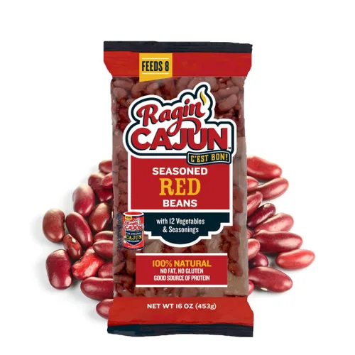 Vista 26 de Frijoles negros sazonados 16 oz Ragin Cajun (paquete de 1)