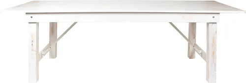 Vista 12 de Flash Furniture Hercules - Mesa plegable (108 x 40 pulgadas), color blanco