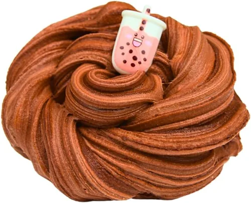 Vista 2 de Mini Slime de Gofres de Té de Burbujas (PERFUMADO) Slime Hecho a Mano Hippocampe Slimes (4 OZ)