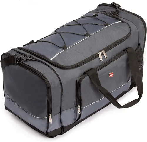Vista 6 de Bolsa de lona SwissGear Apex para viajes y gimnasio con sistema de cordón elástico