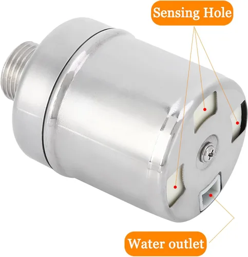 Vista 3 de Válvula de agua de rosca G1/2 pulgadas para tanque de acero inoxidable válvula de control automático de nivel de agua mini válvula de bola flotante