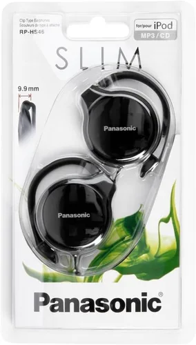 Vista 8 de Panasonic rp-hs16-k dentro de oído earbud audífonos con flexible Bisagra de oreja (Negro) Generación previa 2 Negro