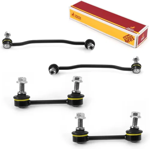 Vista 90 de Metrix Premium Chassis Parts - Kit de 4 piezas de barra estabilizadora delantera y trasera con enlace de extremo de barra estabilizadora para Ford
