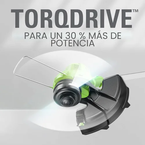 Vista 5 de Greenworks - Desbrozadora de 15 pulgada y 40 V Torqdrive, solo herramienta