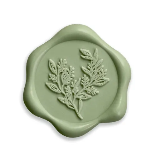 Vista 28 de UNIQOOO Calcomanías de Sello de Cera - Calcomanías de Sello de Sobre de Invitación de Boda de Eucalipto, 50 Piezas Calcomanías Autoadhesivas Hoja