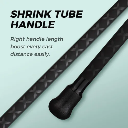 Vista 6 de Fibra de carbono Surf Rod Saltwater Surf Spinning caña de pescar con Seaguide Reel Seat