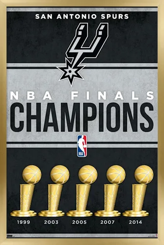 Vista 15 de Trends International NBA San Antonio Spurs - Champions 23 - Póster de pared
