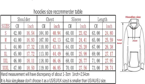 Vista 6 de Edinoy Unisex Adult 3D Printed Hoodie Jacket Outwear Zipper Pullover Cosplay Costume Uniform Sweatshirt