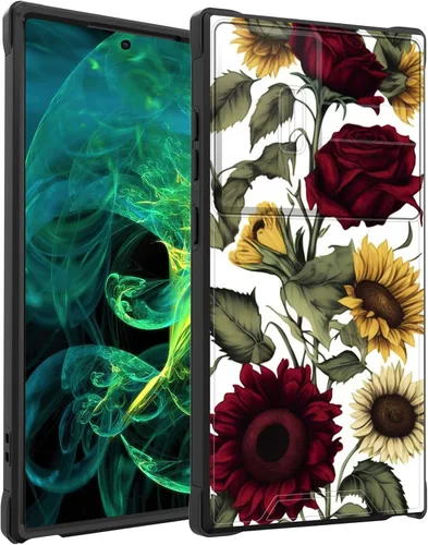 Vista 101 de Funda para Galaxy A16 5G con cubierta para cámara deslizante, resistente de doble capa, híbrida, a prueba de golpes, funda protectora resistente