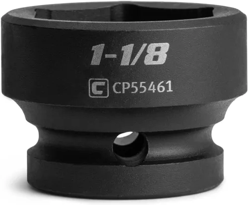 Vista 8 de Capri Tools Dado de impacto corto de 1 pulgada, transmisión de 1/2 pulgada, 6 puntos, SAE