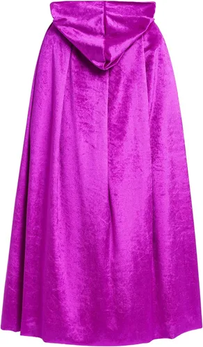 Vista 6 de Disfraz de Halloween para niñas, vestido de bruja con capa, peluca de Halloween, trajes de cosplay