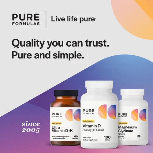 Vista 6 de PureFormulas Vitamina D3 1,000 UI 25 mcg - Suplemento de vitamina D premium para la formación saludable de huesos, dientes, salud cardiovascular