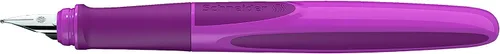 Vista 3 de Schneider Ray 168209 - Pluma estilográfica M (mediana), recargable, barril Boysenberry, cartucho de tinta borrable azul real, paquete de 1 bolígrafo
