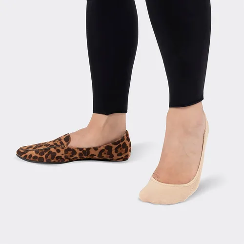 Vista 2 de Peds Calcetines invisibles de corte bajo que absorben la humedad para mujer, 6 pares Desnudo