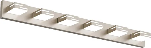Vista 29 de Lámparas LED modernas para tocador de baño, 2 luces regulables de 15 pulgadas, color negro mate, para accesorios de iluminación de baño sobre