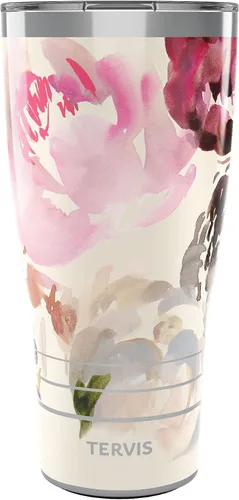 Vista 17 de Tervis Kelly Ventura - Colección Floral hecha en Estados Unidos Vaso aislado de doble pared para viajes mantiene las bebidas frías y calientes, 24