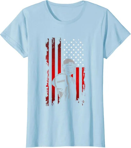 Vista 22 de Camiseta de fútbol americano, Negro