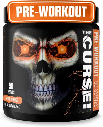Vista 19 de JNX SPORTS The Curse! Polvo de preentrenamiento para hombres y mujeres, cafeína, beta-alanina, creatina, L-citrulina, 5 porciones, sabor a frambuesa