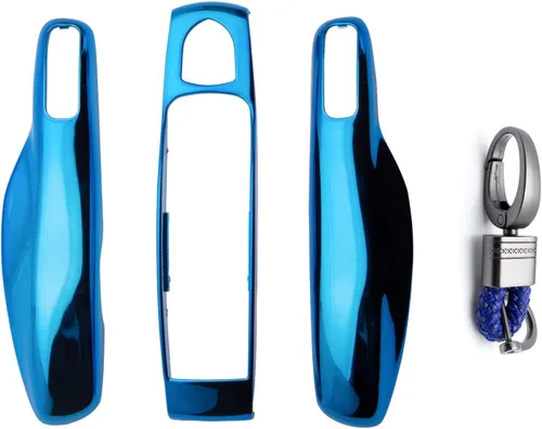 Vista 16 de Xotic Tech - Carcasa rígida de ABS con llavero, compatible con Porsche Cayenne, Panamera, Boxster, Cayman Carrera 918 Spyder Macan, llave