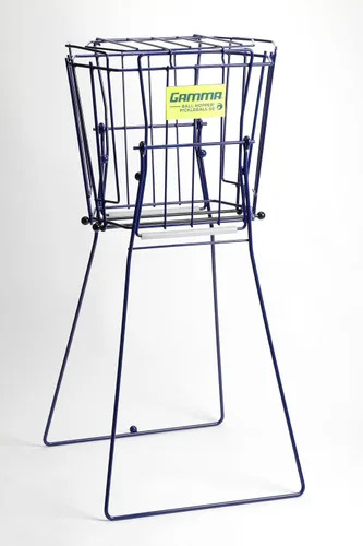 Vista 5 de Gamma Sports Pickleball Hopper – 50 Ball Picker Upper with Hexagonal Basket, Reinforced Welds, Carbon Steel Wires & Attached Lid for Durable