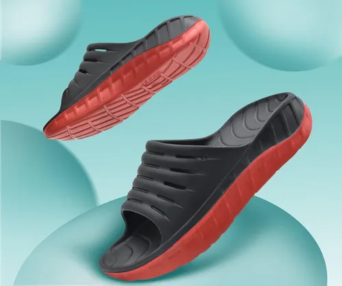 Vista 6 de GPOS Sandalias de recuperación deportiva para hombre, para fascitis plantar, gruesas, acolchadas, ligeras, cómodas, ortopédicas