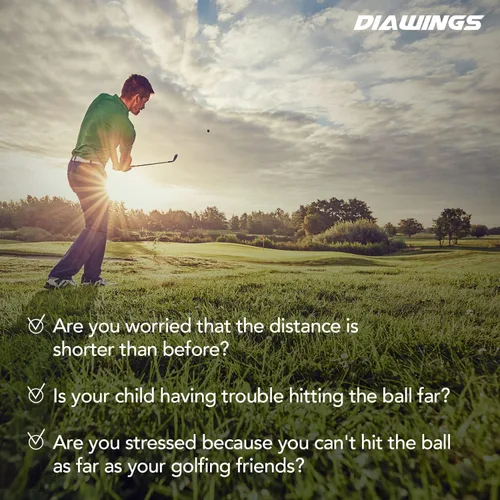 Vista 3 de Diawings Max Distance - Pelotas de golf para máxima distancia, anticorte, giro bajo, tiros rectos, media docena, 6 pelotas Blanco, rosa, naranja