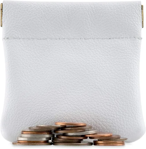 Vista 81 de Monedero clásico a presión, de cuero, para hombre de Nabobb, negro