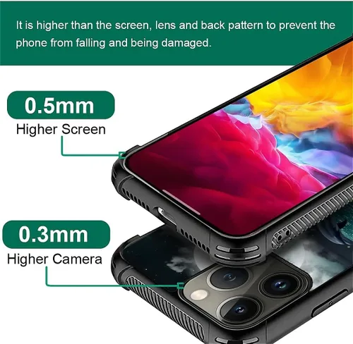 Vista 893 de Funda compatible con iPhone 15, diseño de elefantes africanos, diseño increíble a prueba de golpes, antiarañazos, carcasa trasera de policarbonato