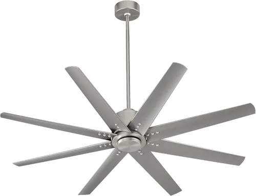 Vista 13 de LUZAIRE DESIGN Oxygen 3-108-6 I Fleet - Ventilador de techo moderno de 8 aspas de 72 pulgadas con control de pared, motor reversible de seis Latón