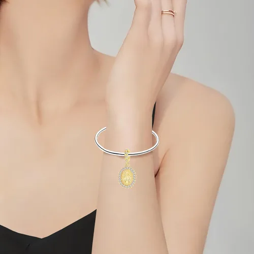 Vista 86 de LUXILLA Abalorio de plata de ley 925 para madre, hija, abuela, para familia, amor, madre, hija, abuela, para pulseras, collares, dijes, abalorios