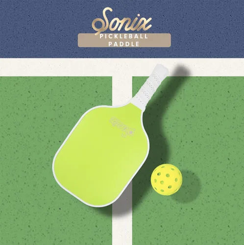 Vista 3 de Sonix Aprobado por USAPA Pala de Pickleball Premium Superficie de Fibra de Vidrio, Empuñadura de Almohadilla Antideslizante Raqueta
