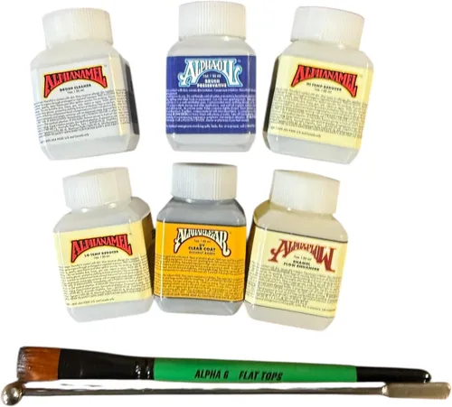 Vista 9 de AlphaNamel Pintura Esmalte para Hobby/Modelismo Paquete Primario - 5 Colores Esenciales - A Base de Aceite, Secado Rápido, Adecuado para Miniaturas