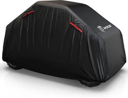 Vista 8 de MZS Cubierta Impermeable para ATV al Aire Libre, 76" Cubierta de Almacenamiento para Vehículo de 4 Ruedas, Accesorios de Protección de Cubiertas