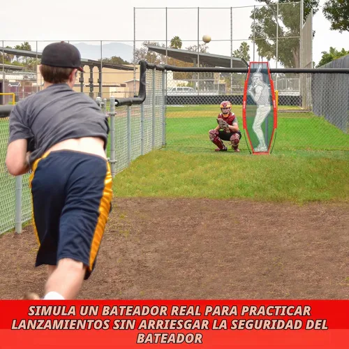 Vista 2 de GoSports Baseball & Softball Xtraman Dummy Batter Pitching Training Mannequin - Practice Pitching Aid for Improved Accuracy and Safety