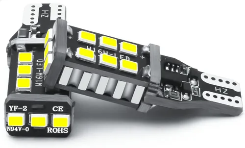 Vista 7 de Xotic Tech - 2 bombillas LED estroboscópicas de retroceso T15 921 Canbus sin errores, xenón 6000 K