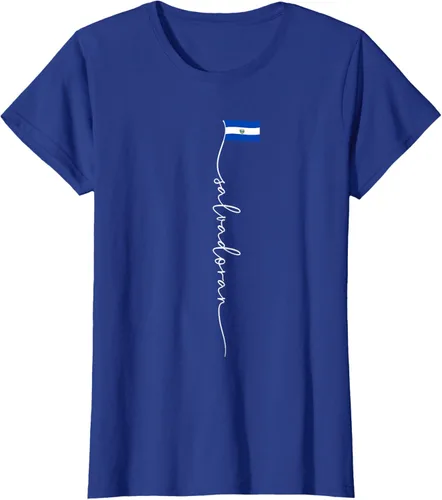 Vista 48 de Camiseta con la bandera salvadoreña de El Salvador