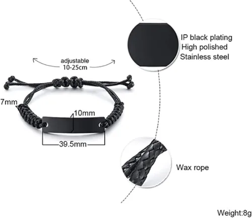 Vista 6 de Pulsera con versículo bíblico, joyería cristiana, regalo religioso, pulsera de Cristo Jesús, regalo cristiano bendito