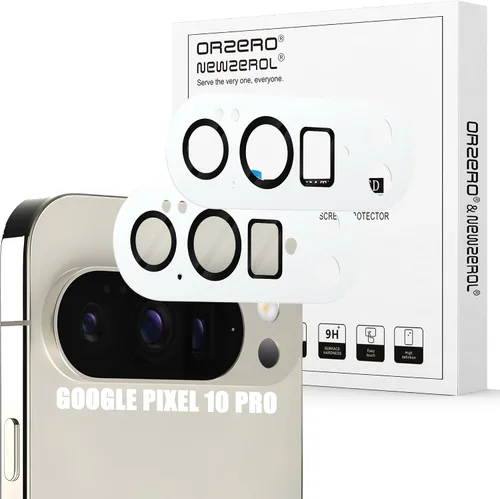 Vista 19 de Orzero Paquete de 2 protectores de lente de cámara compatibles con Google Pixel 9 Pro XL, protector de cámara de metal y vidrio de alta calidad