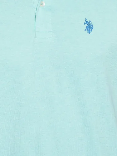 Vista 5 de US Polo Assn Camisa entretejida de color sólido para hombre