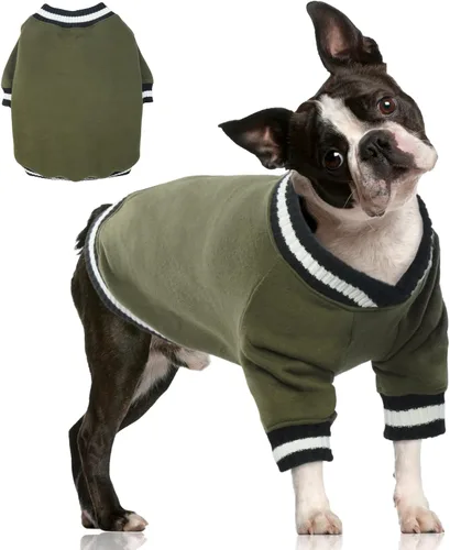 Vista 8 de FUAMEY Sudadera para Perro, Suéteres de Invierno para Perro, Ropa Cálida para Perro, Chaleco para Perro, Sudadera Gruesa para Cachorro, Suéter