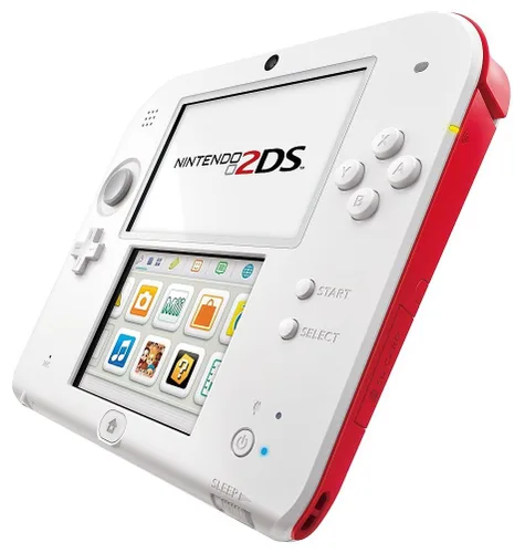 Vista 2 de Nintendo 2DS blanc-rouge + New Super Mario Bros. 2