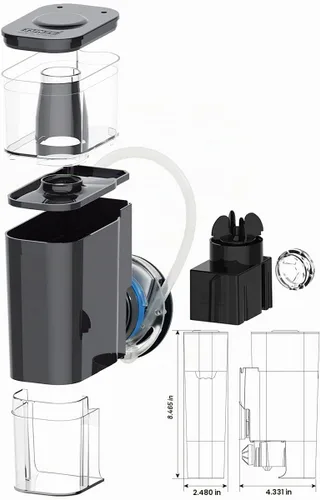 Vista 2 de Comline DOC Protein Skimmer 9001