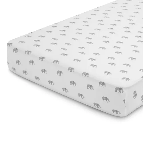 Vista 14 de Delta Children babyGap TrueSleep - Sábanas ajustables para cuna y niños pequeños (paquete de 2 unidades), diseño de amigos de safari (paquete de 2)